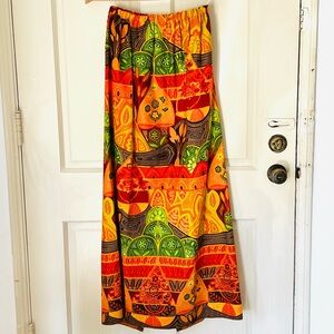 1960’s Alice Polynesian Fashions Maxi-Skirt.